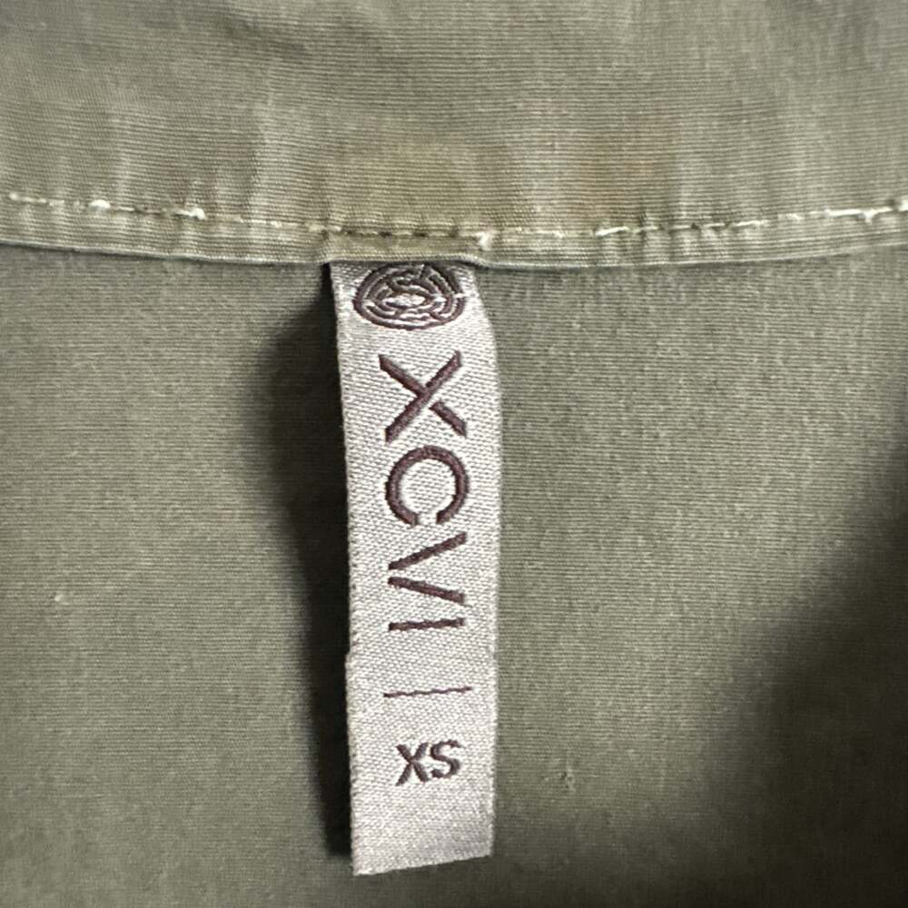 XCVI Women's XS Green Deschutes Jacket Dress Full Zip Lagenlook Midi Pockets - Picture 10 of 15